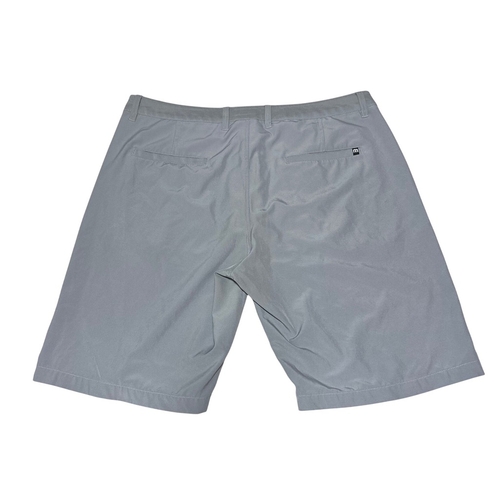 Lot of 2 Travis Mathew Beck Golf Shorts Bundle Mens 36 Blue Grey Performance - Picture 2 of 8